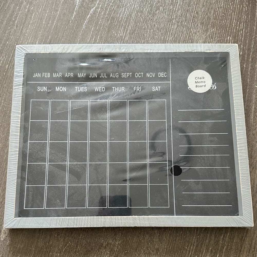 Chalk memo board